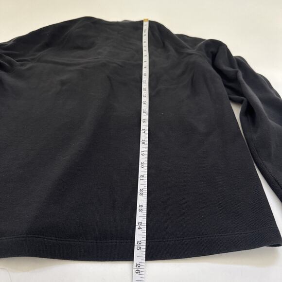 HUGO BOSS Sweater 1/4 Button Up Long Sleeve Pullover Cotton Stretch Shirt Medium - Picture 7 of 9